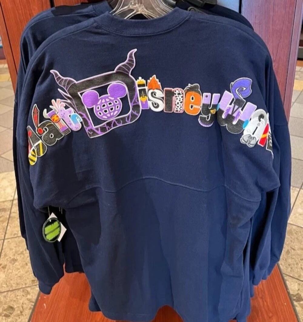 2025 Disney Parks Walt Disney World Villains Spirit Jersey Navy Adult Size XL
